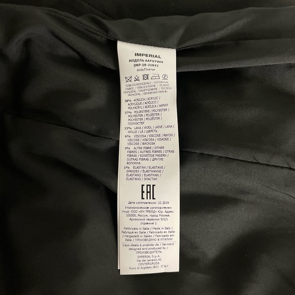 Imperial Midi Shift Dress Houndstooth Size XS Tweed Black White Lined Retro - Picture 8 of 12